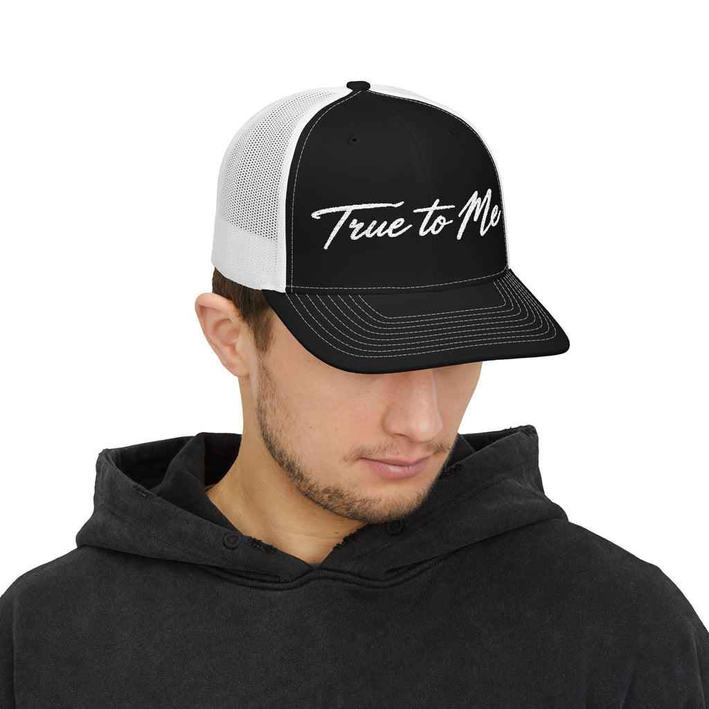 True to Me Embroidered Trucker Cap