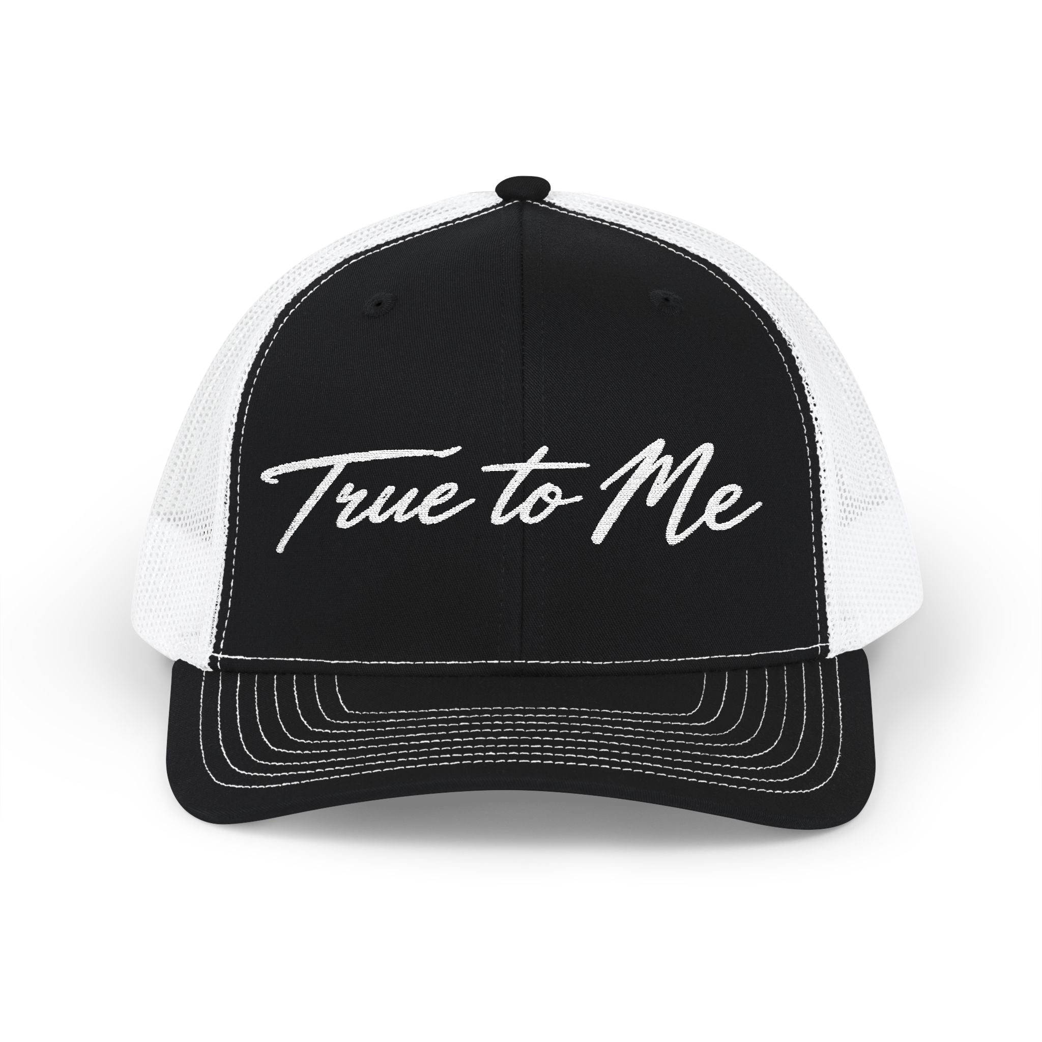 True to Me Embroidered Trucker Cap