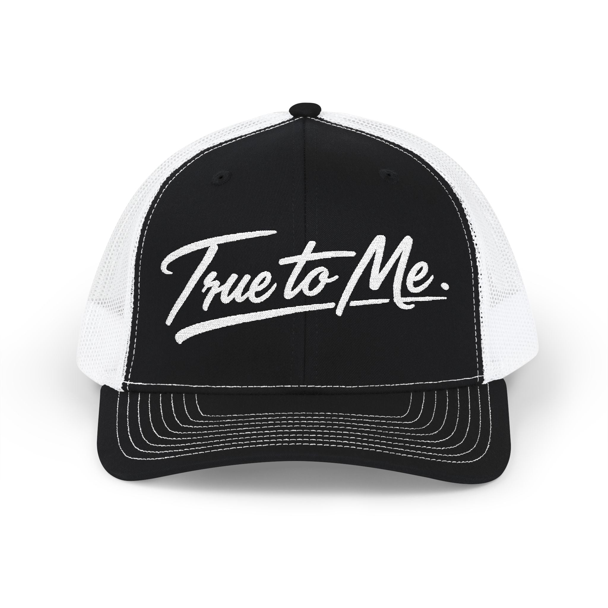 True to Me Trucker Cap – Script Logo Snapback Hat